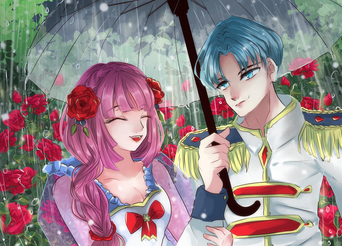 Rainy Couple